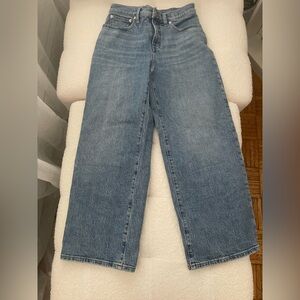 Madewell Petite Perfect Vintage Wide leg Jean in Heathcote Wash